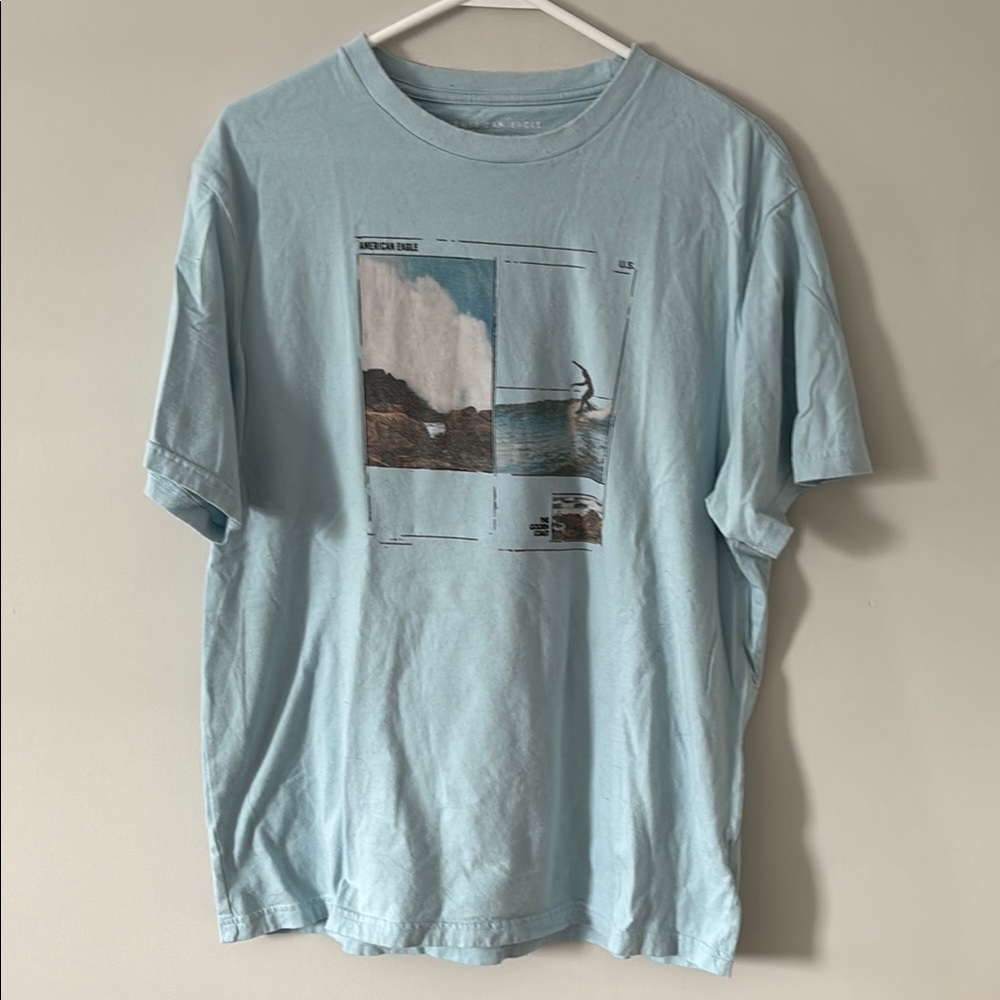 Graphic Light Blue T-Shirt